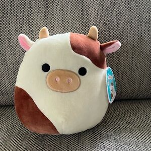 Squishmallows 8” Original Ronnie Cow NWTs